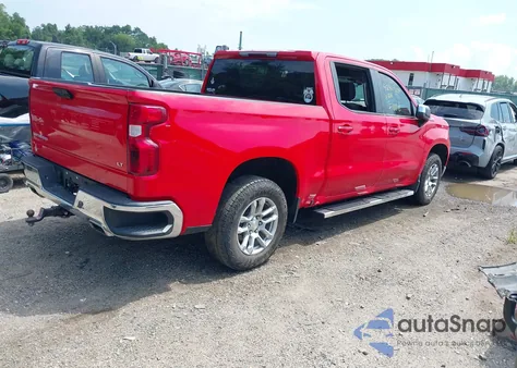 2022 Chevrolet Silverado 1500 4Wd Standard Bed Lt из США, поврежденный, VIN 2GCUDDEDXN1512000